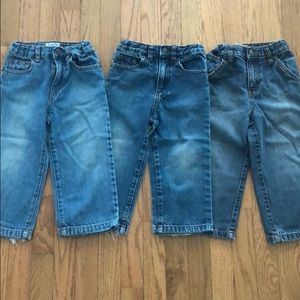 3 Pair Toddler Boy Jeans - Size 3T